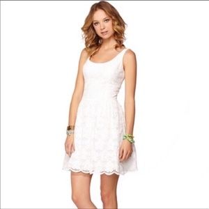 NWT Lilly Pulitzer White Eyelet Shift Dress